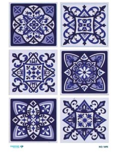 1695 Diamond Pirinç Dekopaj Kağıdı 30x42cm