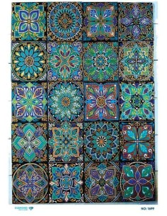 1699 Diamond Pirinç Dekopaj Kağıdı 30x42cm
