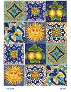 1702 Diamond Pirinç Dekopaj Kağıdı 30x42cm