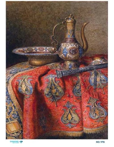 1715 Diamond Pirinç Dekopaj Kağıdı 30x42cm