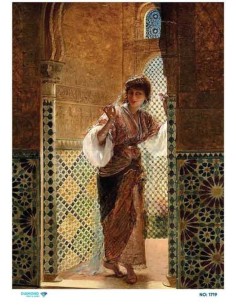 1719 Diamond Pirinç Dekopaj Kağıdı 30x42cm