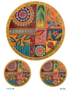 1724 Diamond Pirinç Dekopaj Kağıdı 30x42cm