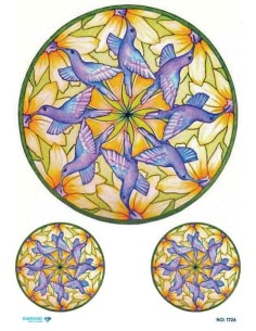 1726 Diamond Pirinç Dekopaj Kağıdı 30x42cm