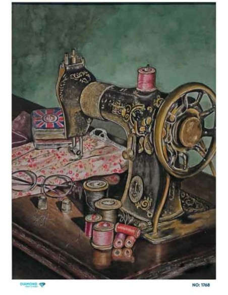 1768 Diamond Pirinç Dekopaj Kağıdı 30x42cm