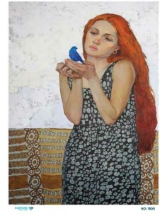1800 Diamond Pirinç Dekopaj Kağıdı 30x42cm