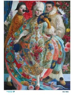 1806 Diamond Pirinç Dekopaj Kağıdı 30x42cm