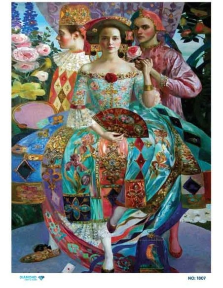 1807 Diamond Pirinç Dekopaj Kağıdı 30x42cm