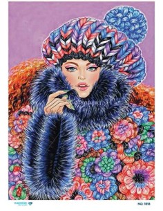 1818 Diamond Pirinç Dekopaj Kağıdı 30x42cm