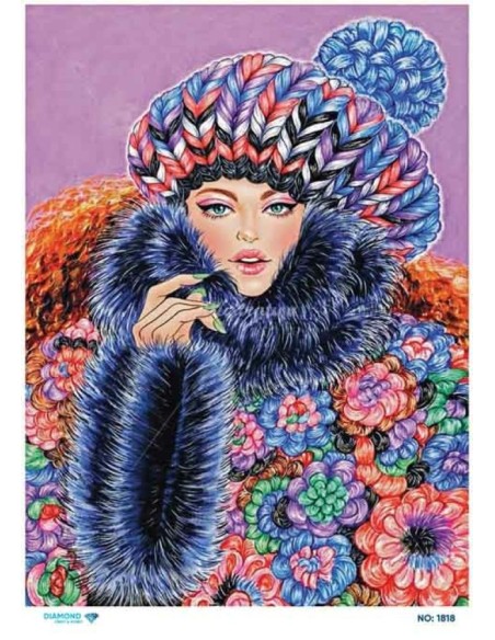 1818 Diamond Pirinç Dekopaj Kağıdı 30x42cm