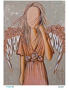 1819 Diamond Pirinç Dekopaj Kağıdı 30x42cm