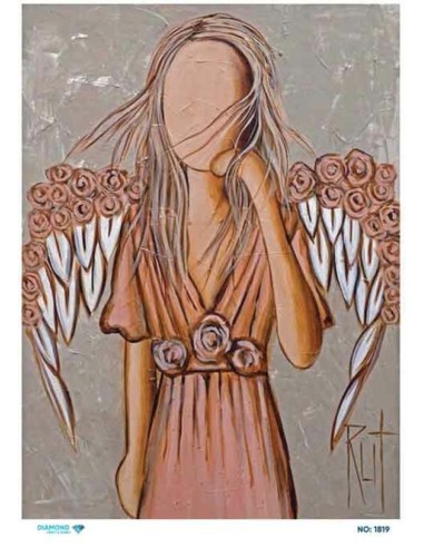 1819 Diamond Pirinç Dekopaj Kağıdı 30x42cm