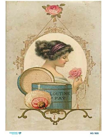 1825 Diamond Pirinç Dekopaj Kağıdı 30x42cm