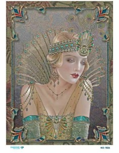 1826 Diamond Pirinç Dekopaj Kağıdı 30x42cm