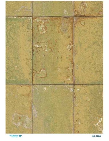 1908 Diamond Pirinç Dekopaj Kağıdı 30x42cm