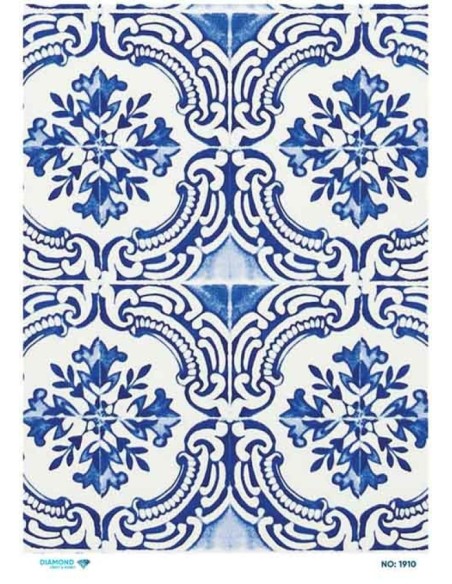 1910 Diamond Pirinç Dekopaj Kağıdı 30x42cm