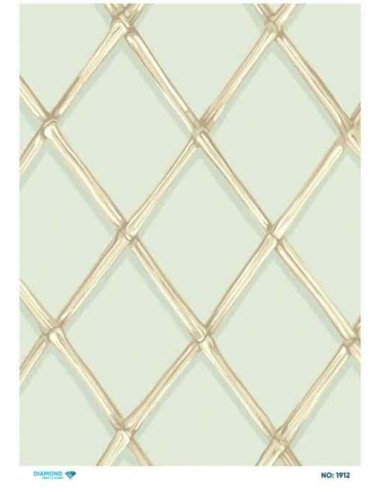 1912 Diamond Pirinç Dekopaj Kağıdı 30x42cm