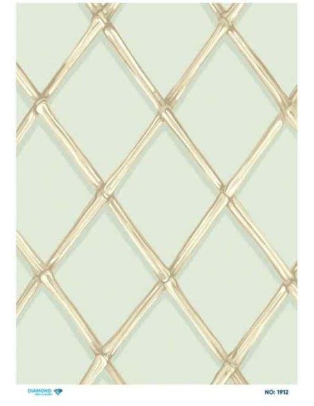 1912 Diamond Pirinç Dekopaj Kağıdı 30x42cm