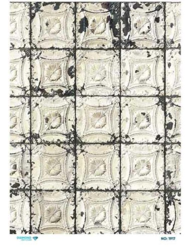 1917 Diamond Pirinç Dekopaj Kağıdı 30x42cm