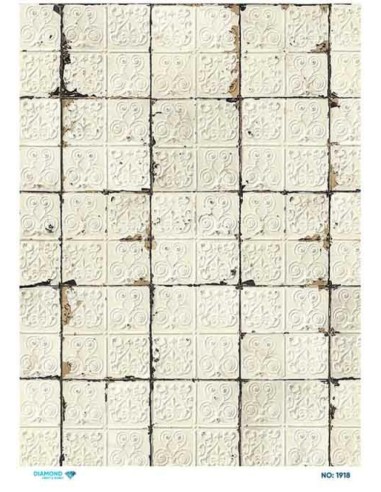 1918 Diamond Pirinç Dekopaj Kağıdı 30x42cm