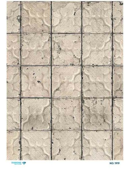1919 Diamond Pirinç Dekopaj Kağıdı 30x42cm