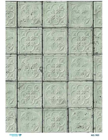 1921 Diamond Pirinç Dekopaj Kağıdı 30x42cm