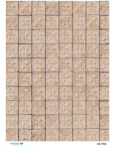 1922 Diamond Pirinç Dekopaj Kağıdı 30x42cm