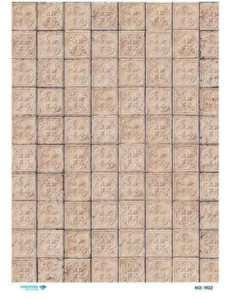 1922 Diamond Pirinç Dekopaj Kağıdı 30x42cm