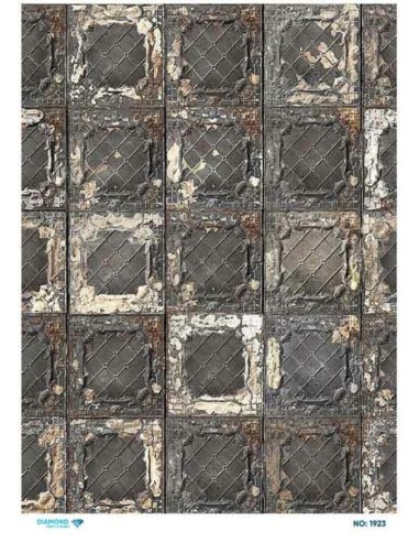 1923 Diamond Pirinç Dekopaj Kağıdı 30x42cm