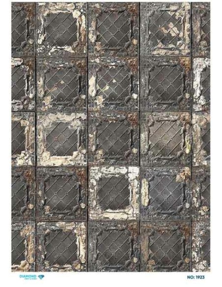 1923 Diamond Pirinç Dekopaj Kağıdı 30x42cm