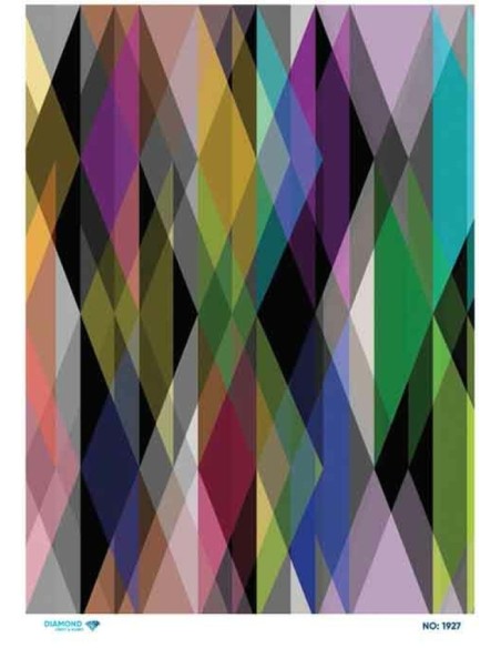 1927 Diamond Pirinç Dekopaj Kağıdı 30x42cm