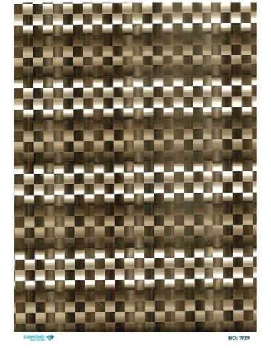 1929 Diamond Pirinç Dekopaj Kağıdı 30x42cm