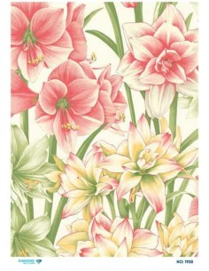 1938 Diamond Pirinç Dekopaj Kağıdı 30x42cm