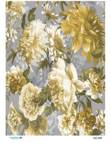1957 Diamond Pirinç Dekopaj Kağıdı 30x42cm