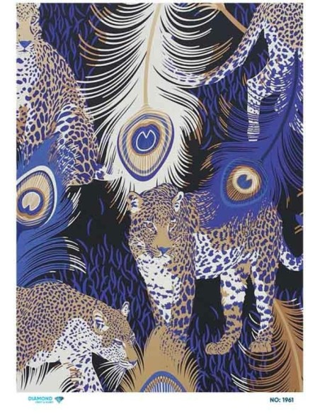 1961 Diamond Pirinç Dekopaj Kağıdı 30x42cm