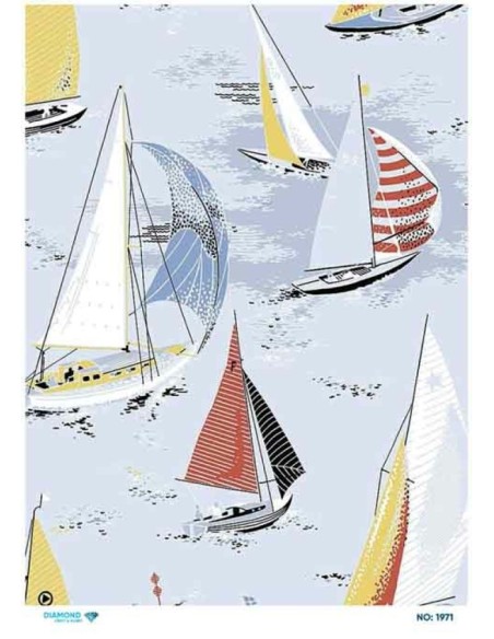 1971 Diamond Pirinç Dekopaj Kağıdı 30x42cm