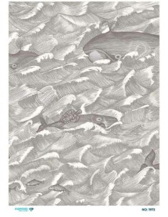 1973 Diamond Pirinç Dekopaj Kağıdı 30x42cm