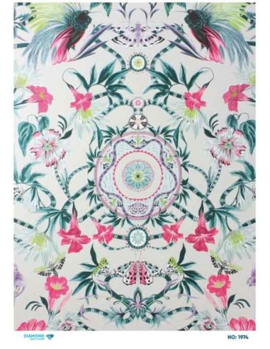 1974 Diamond Pirinç Dekopaj Kağıdı 30x42cm