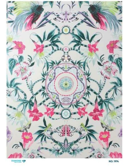 1974 Diamond Pirinç Dekopaj Kağıdı 30x42cm