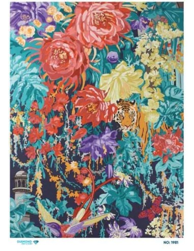 1981 Diamond Pirinç Dekopaj Kağıdı 30x42cm