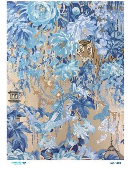 1983 Diamond Pirinç Dekopaj Kağıdı 30x42cm