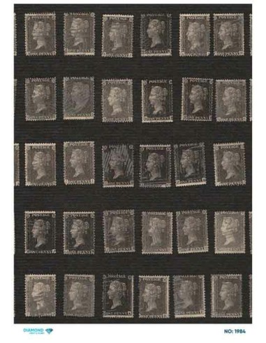 1984 Diamond Pirinç Dekopaj Kağıdı 30x42cm