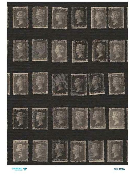 1984 Diamond Pirinç Dekopaj Kağıdı 30x42cm