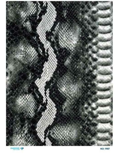 1987 Diamond Pirinç Dekopaj Kağıdı 30x42cm