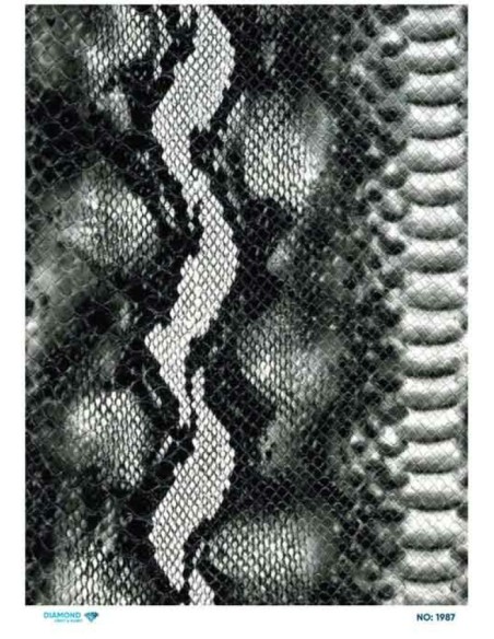1987 Diamond Pirinç Dekopaj Kağıdı 30x42cm