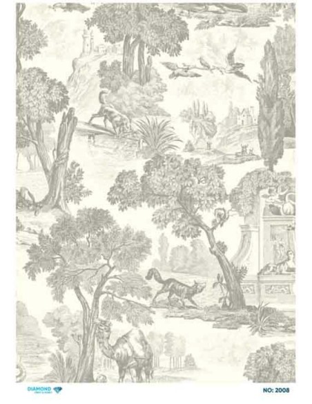2008 Diamond Pirinç Dekopaj Kağıdı 30x42cm