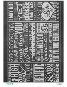 2023 Diamond Pirinç Dekopaj Kağıdı 30x42cm