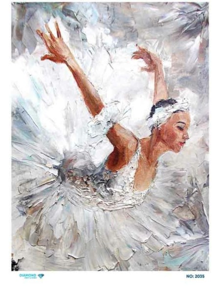 2035 Diamond Pirinç Dekopaj Kağıdı 30x42cm