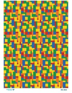 2043 Diamond Pirinç Dekopaj Kağıdı 30x42cm