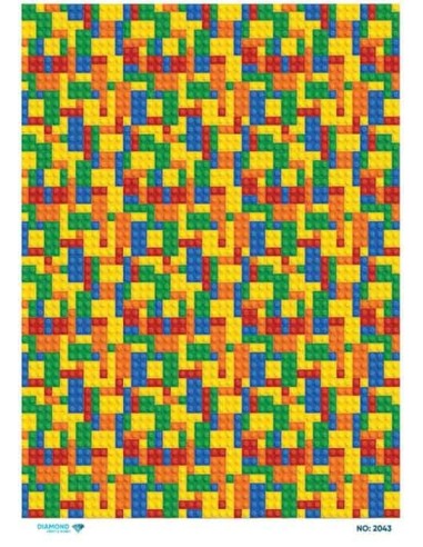 2043 Diamond Pirinç Dekopaj Kağıdı 30x42cm