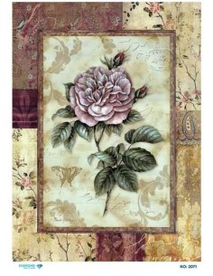 2071 Diamond Pirinç Dekopaj Kağıdı 30x42cm